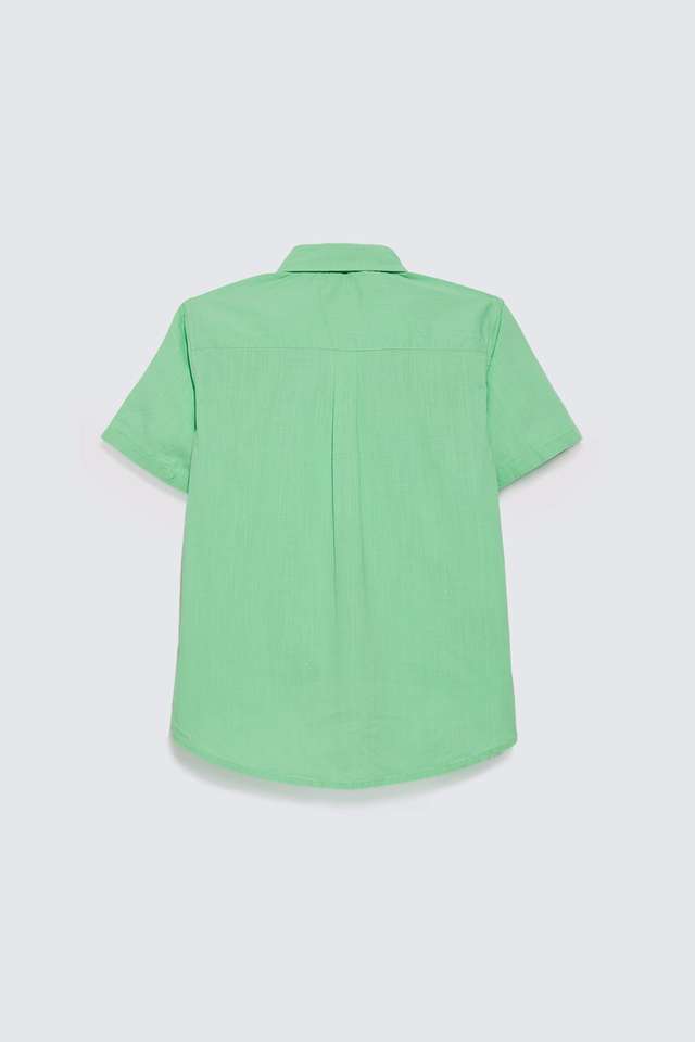 Solid-Poplin-Collared-Boys-Shirt