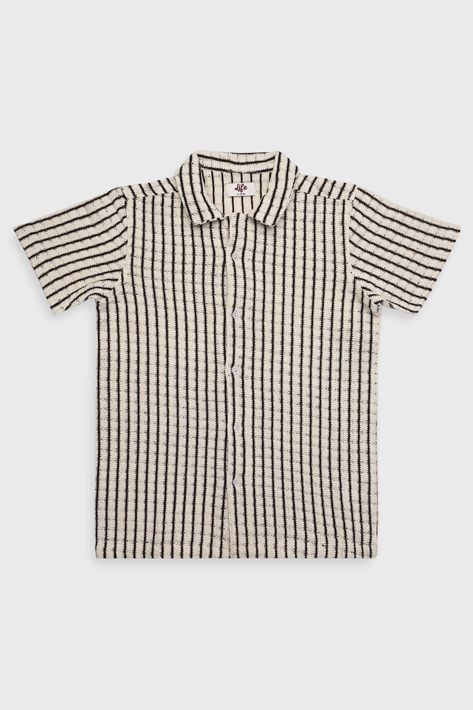 Stripes-Crochet-Resort-Collar-Boys-Shirt
