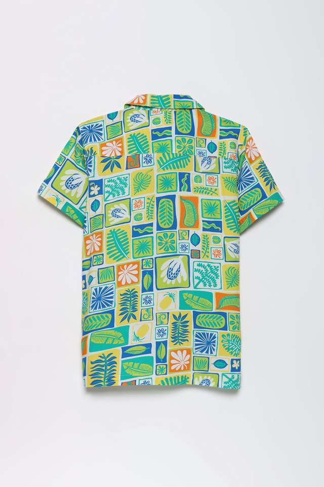 Printed-Rayon-Collared-Boys-Shirt
