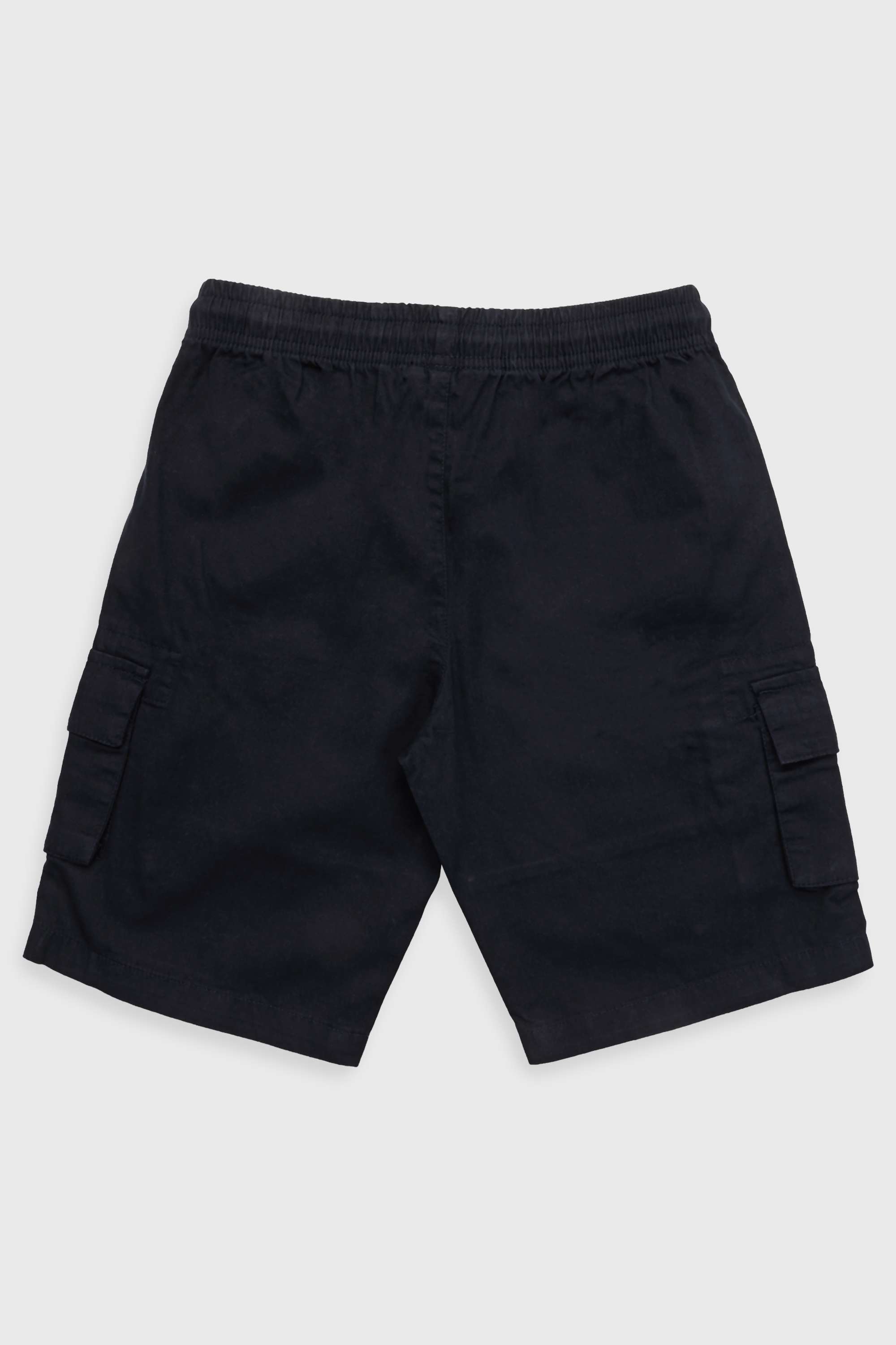 Solid-Twill-Relaxed-Fit-Boys-Shorts