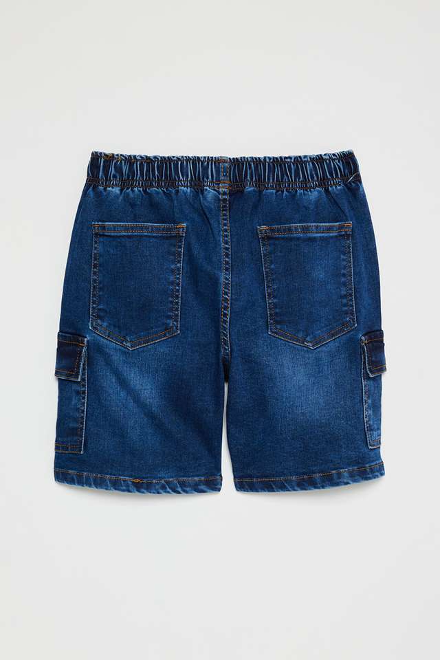 Solid-Blended-Fabric-Regular-Fit-Boys-Shorts