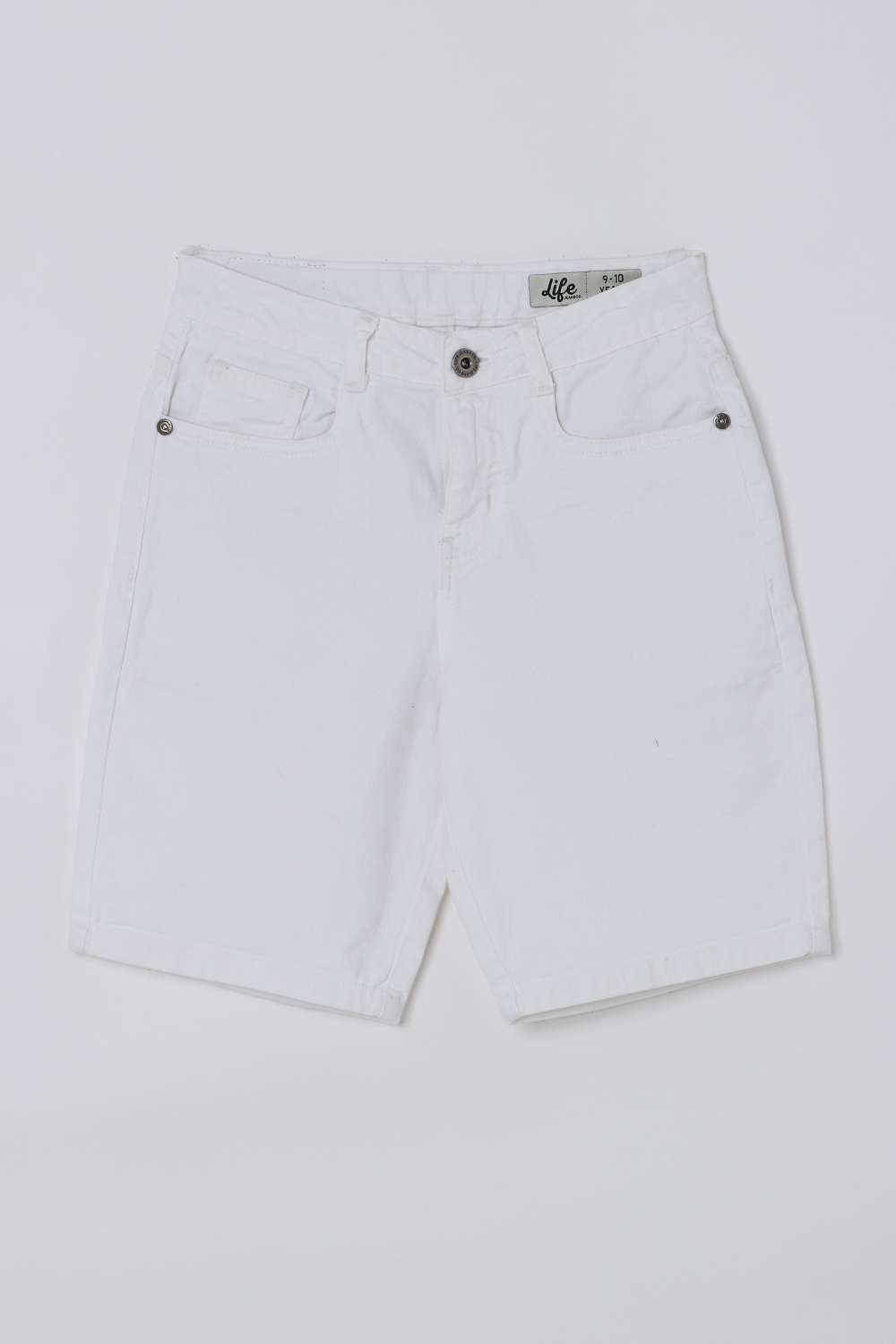 Solid-Denim-Regular-Fit-Boys-Shorts