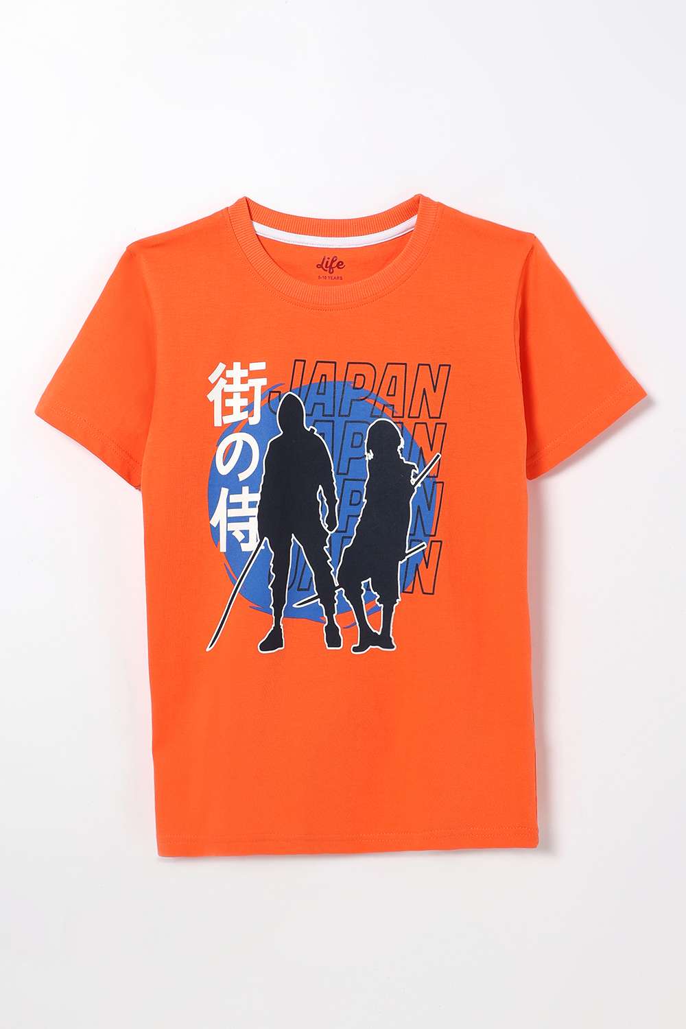 Graphic-Print-Cotton-Round-Neck-Boys-T-Shirt