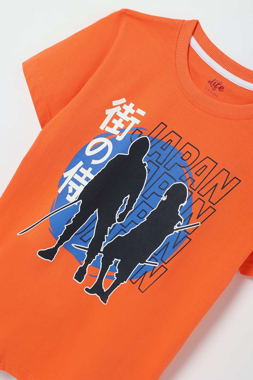 Graphic-Print-Cotton-Round-Neck-Boys-T-Shirt