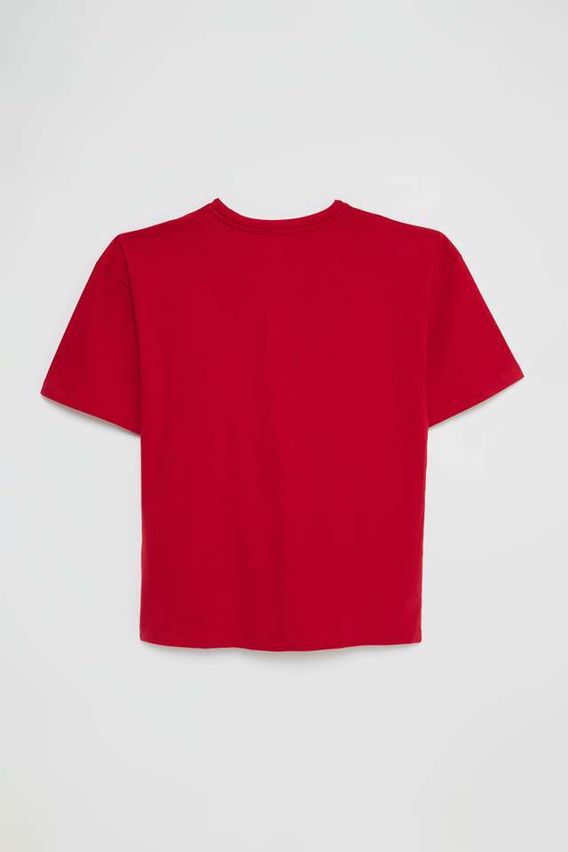 Solid-Cotton-Round-Neck-Boys-T-Shirt