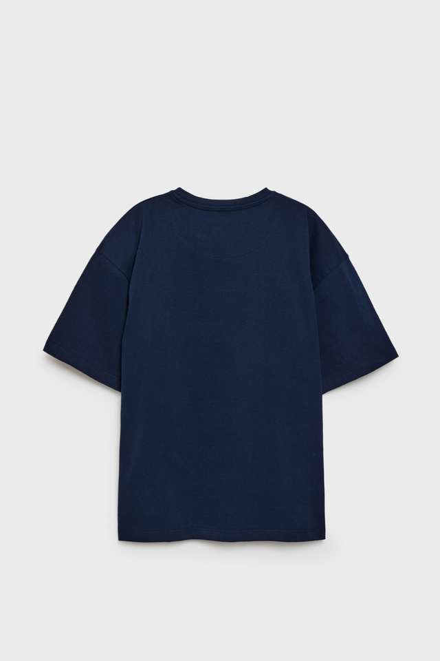 Solid-Cotton-Round-Neck-Boys-T-Shirt