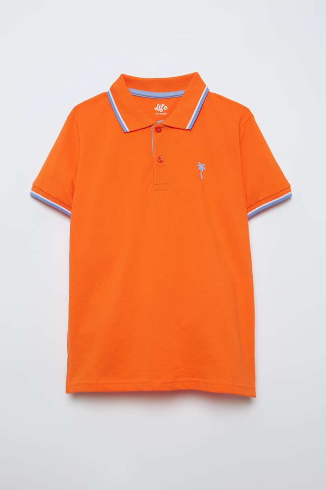 Solid-Cotton-Polo-Boys-T-Shirt