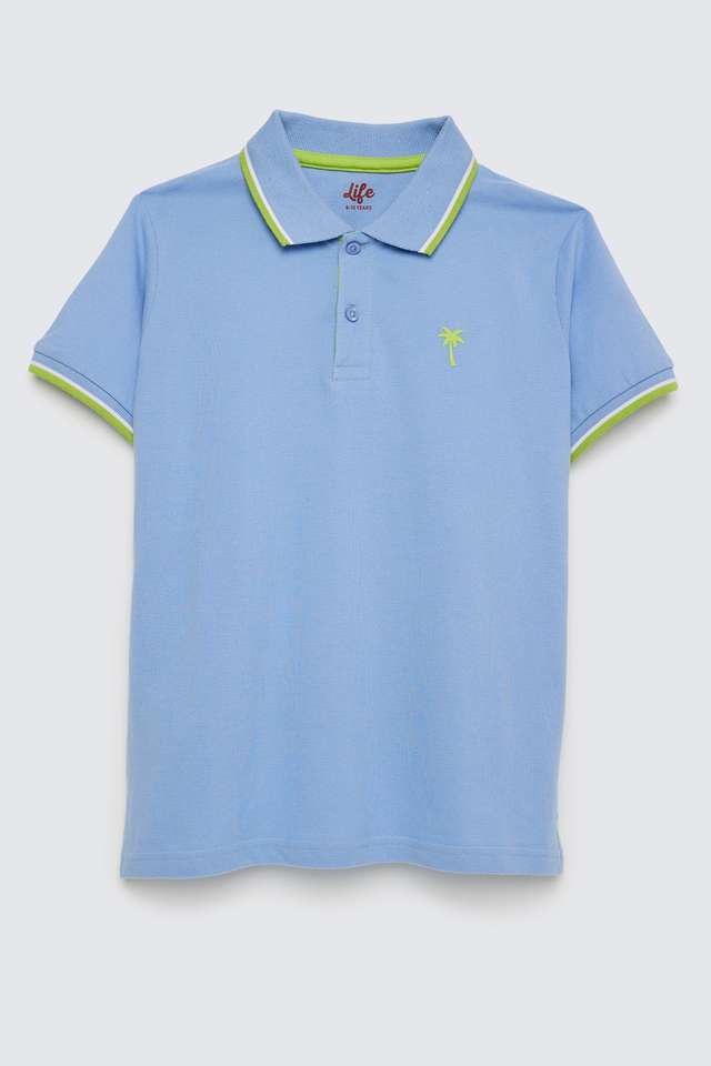 Solid-Cotton-Polo-Boys-T-Shirt