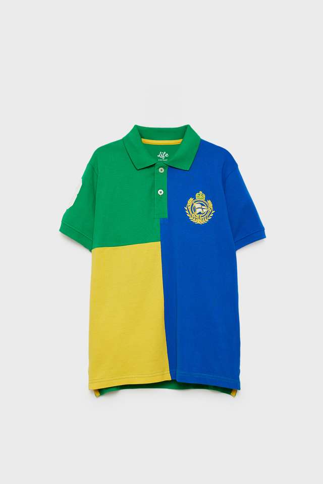 Solid-Cotton-Polo-Boys-T-Shirt