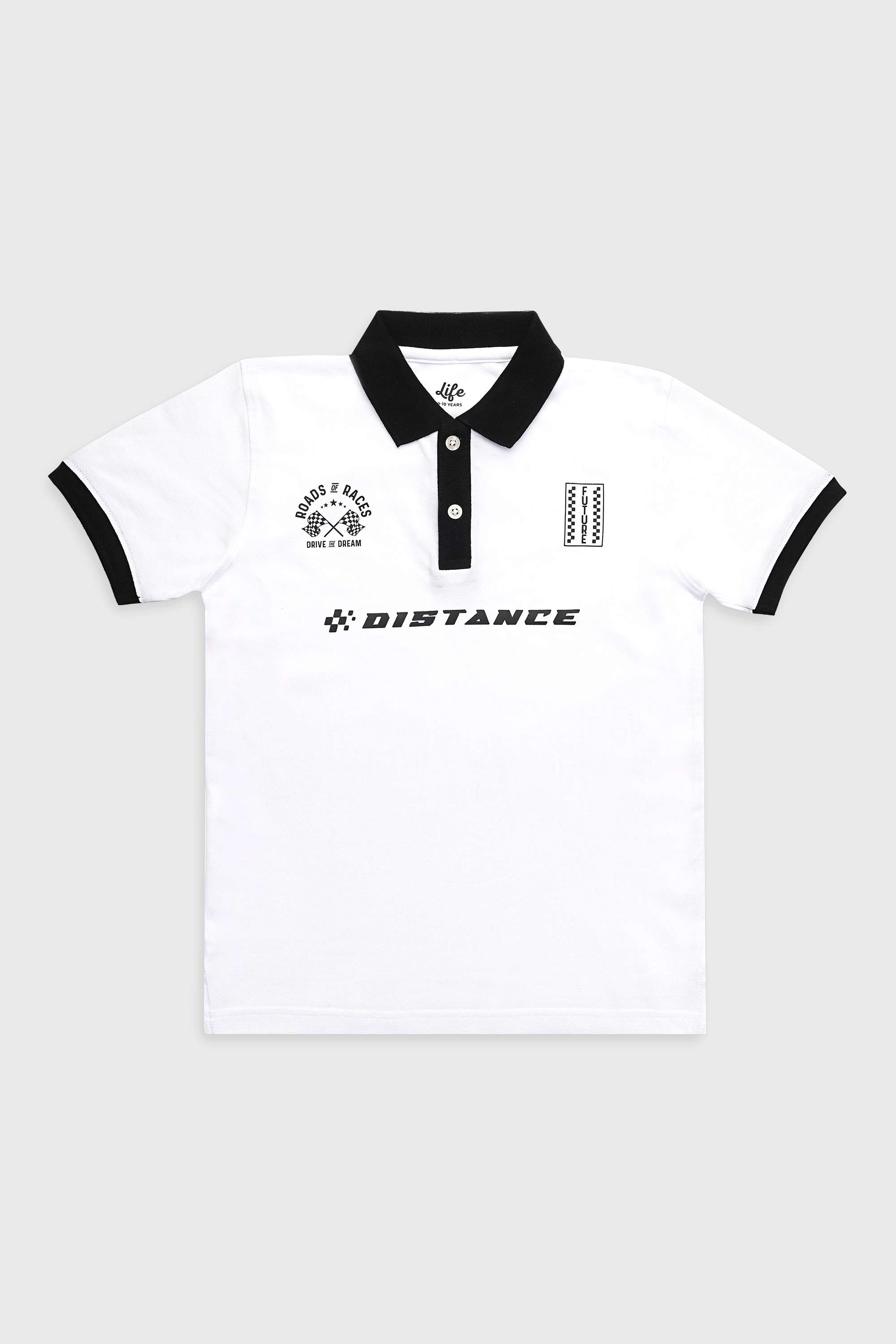 Solid-Blended-Fabric-Round-Neck-Boys-T-Shirt