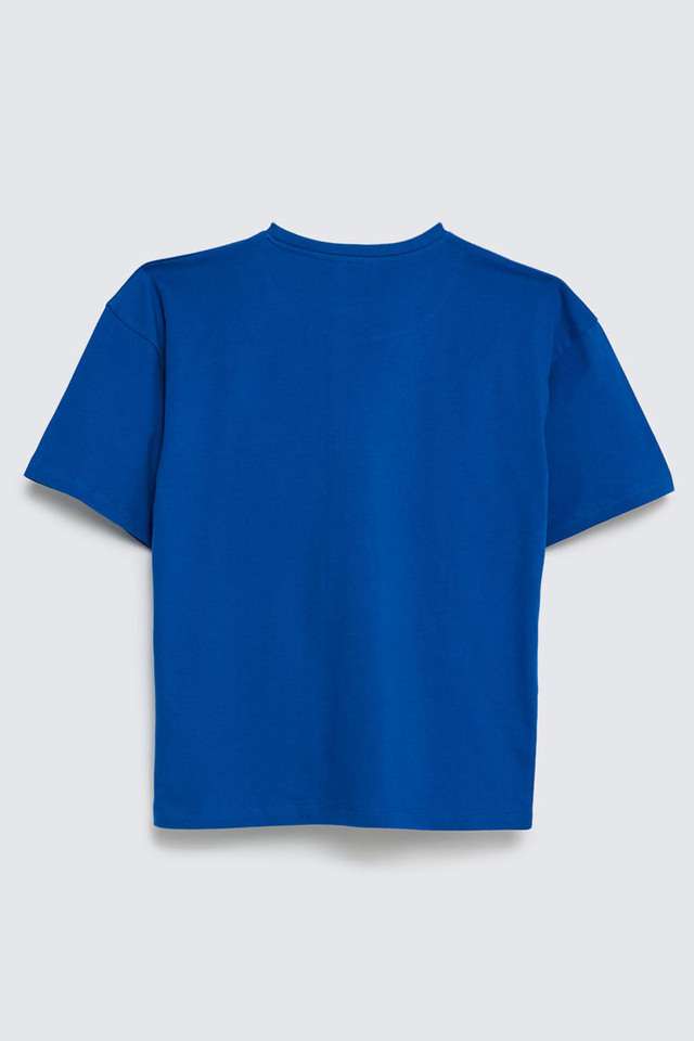 Solid-Cotton-Round-Neck-Boys-T-Shirt