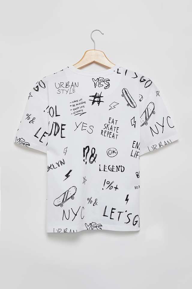 Printed-Cotton-Round-Neck-Boys-T-Shirt