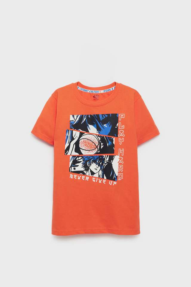 Graphic-Print-Cotton-Regular-Fit-Boys-T-Shirt