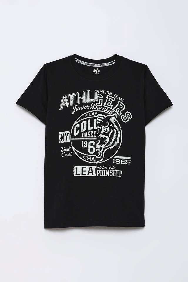Graphic-Print-Cotton-Round-Neck-Boys-T-Shirt