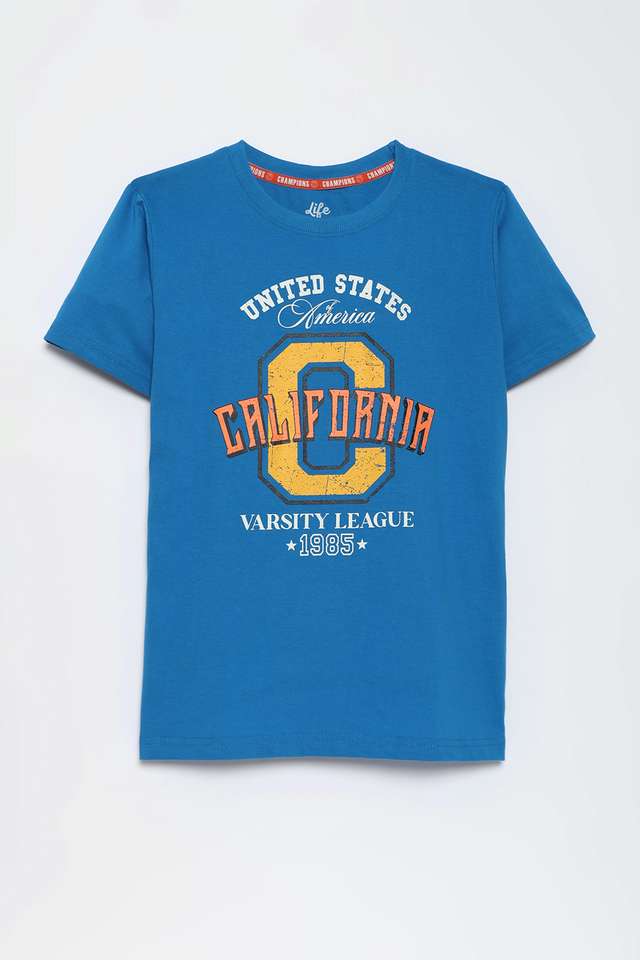 Graphic-Print-Cotton-Round-Neck-Boys-T-Shirt