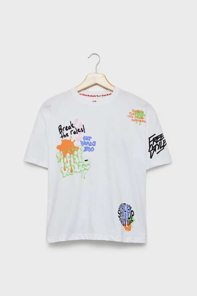 Graphic-Print-Cotton-Round-Neck-Boys-T-Shirt
