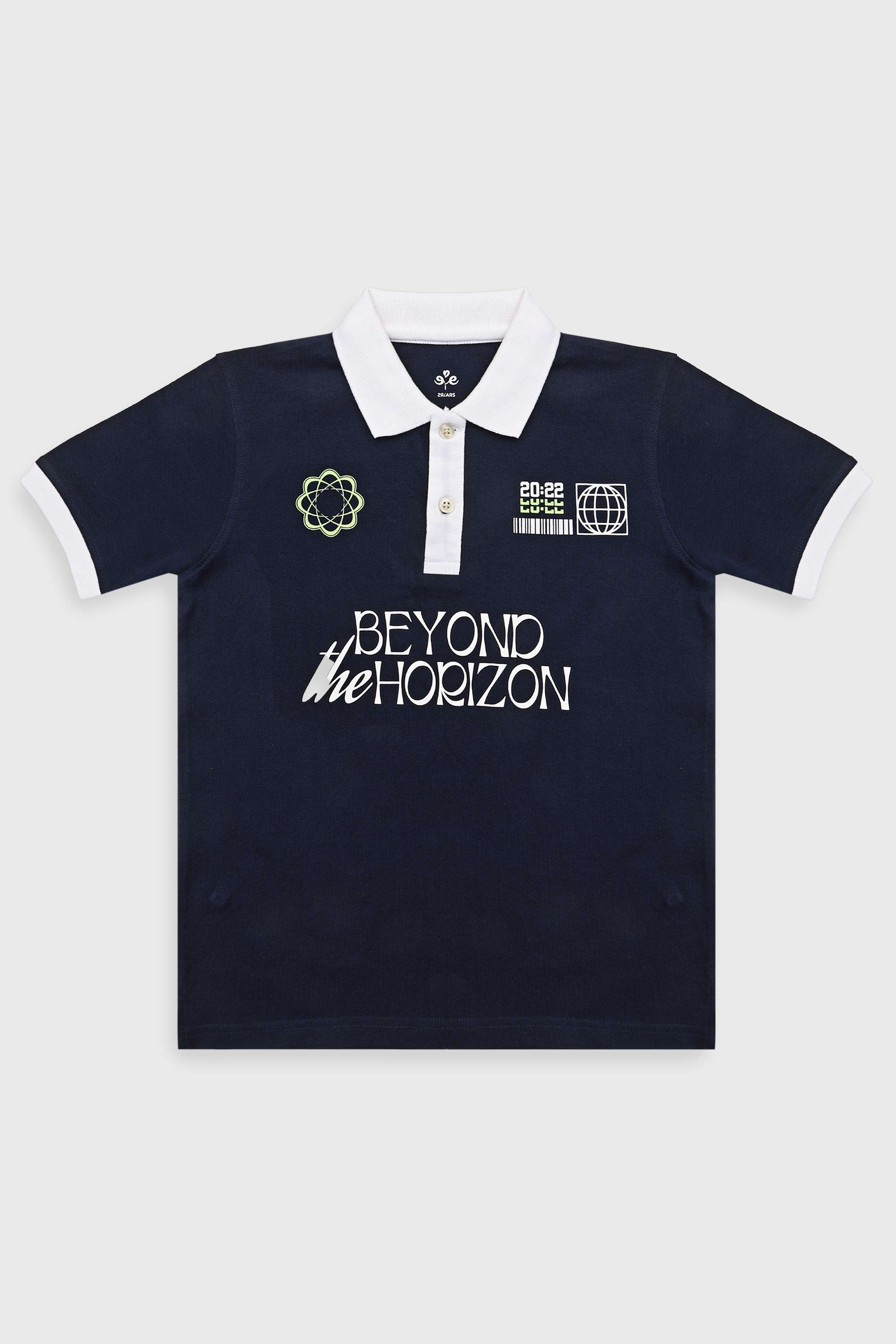 Solid-Blended-Fabric-Round-Neck-Boys-T-Shirt