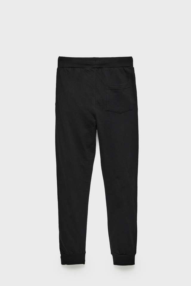 Graphic-Print-Blended-Fabric-Slim-Fit-Boys-Track-Pants
