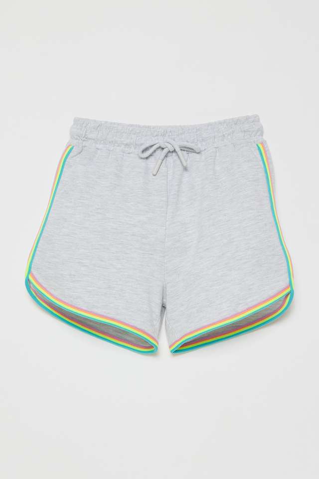 Solid-Cotton-Regular-Fit-Girls-Shorts