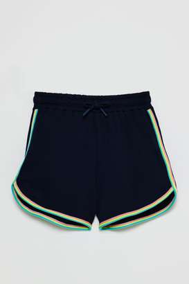 Solid-Cotton-Regular-Fit-Girls-Shorts