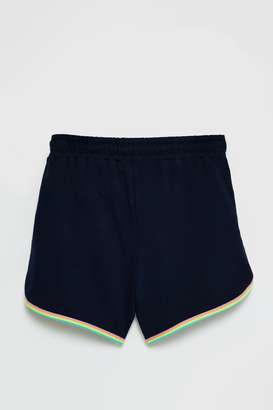 Solid-Cotton-Regular-Fit-Girls-Shorts