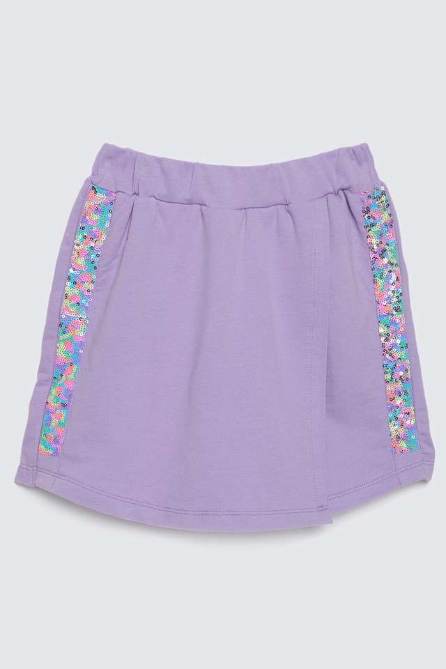 Solid-Blended-Fabric-Regular-Fit-Girls-Shorts