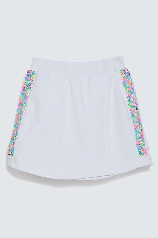Solid-Blended-Fabric-Regular-Fit-Girls-Shorts