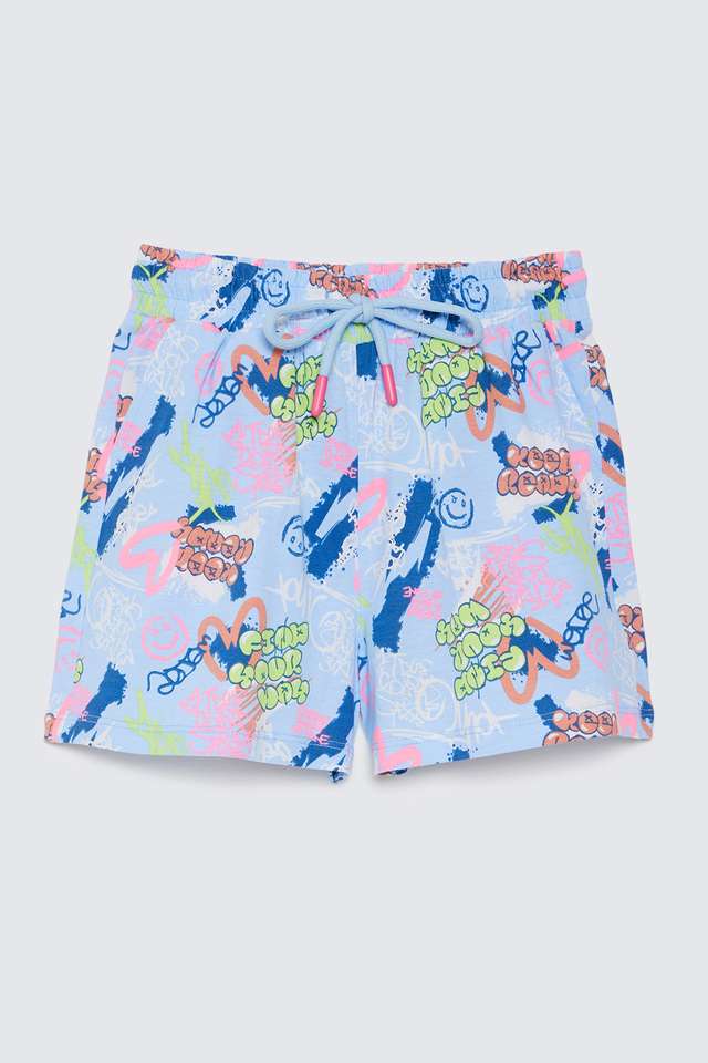 Printed-Cotton-Regular-Fit-Girls-Shorts
