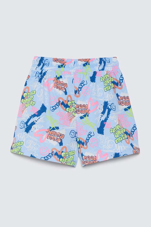 Printed-Cotton-Regular-Fit-Girls-Shorts