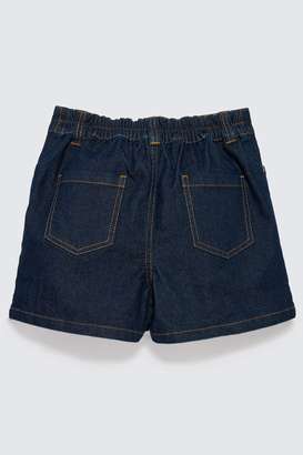 Solid-Blended-Fabric-Regular-Fit-Girls-Shorts