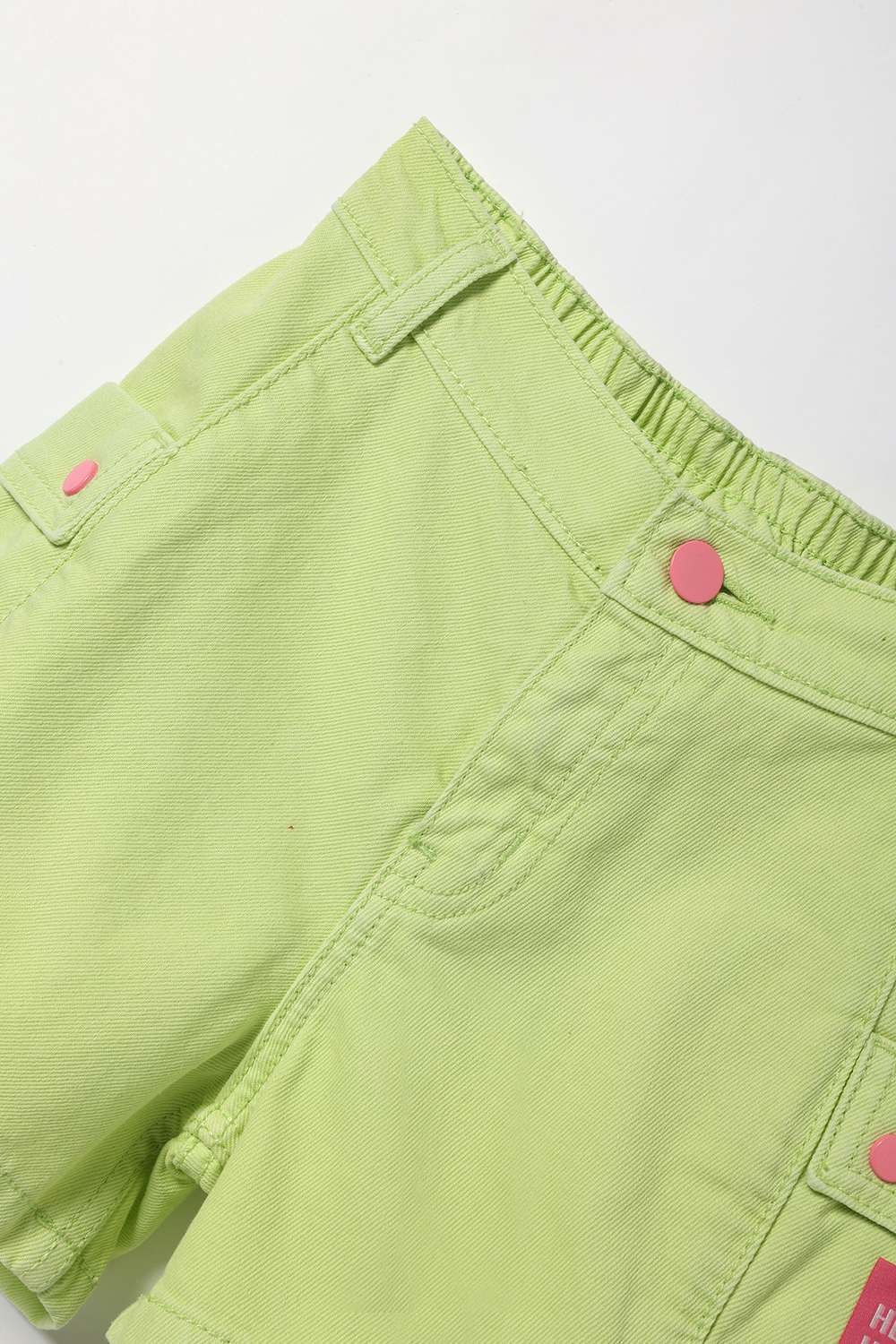 Solid-Blended-Fabric-Regular-Fit-Girls-Shorts