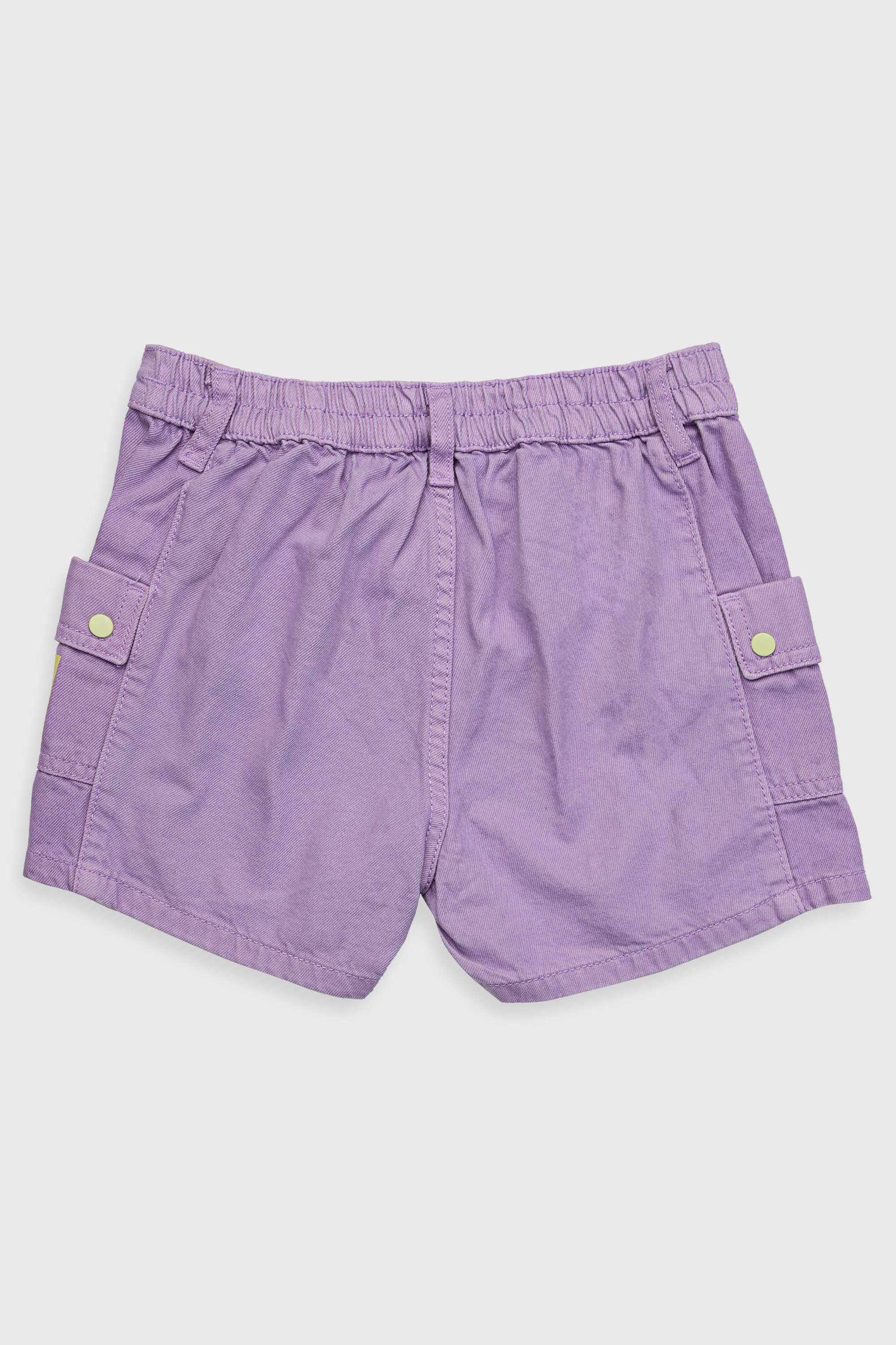 Solid-Blended-Fabric-Regular-Fit-Girls-Shorts