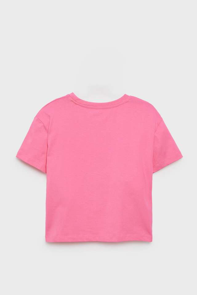 Graphic-Print-Cotton-Round-Neck-Girls-T-Shirt