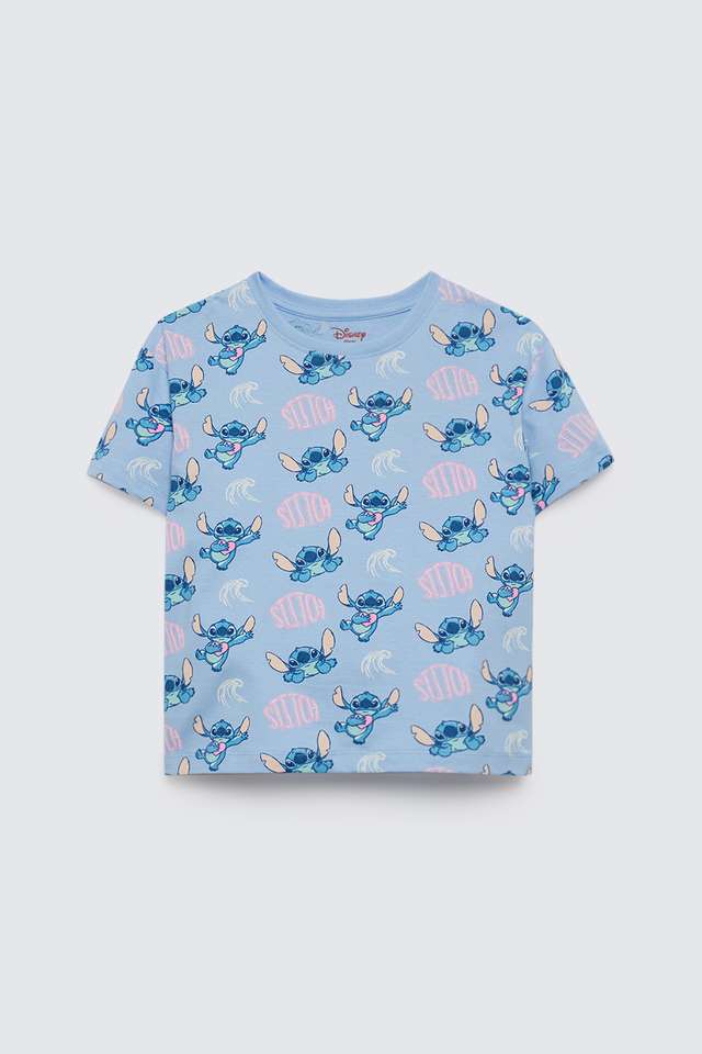Printed-Cotton-Round-Neck-Girls-T-Shirt