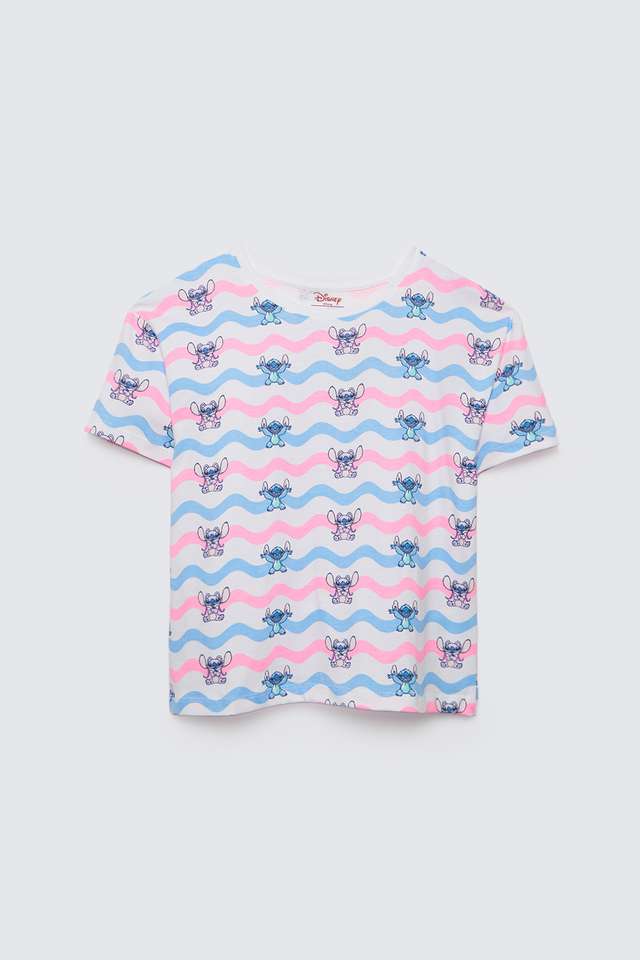 Printed-Cotton-Round-Neck-Girls-T-Shirt
