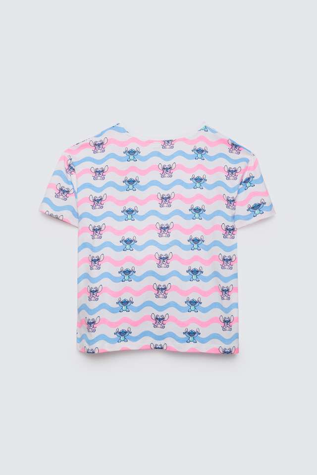 Printed-Cotton-Round-Neck-Girls-T-Shirt