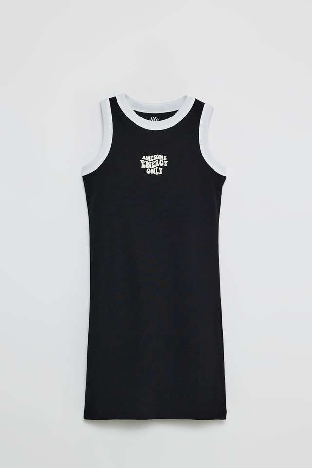 Solid-Cotton-Regular-Fit-Girls-Dress