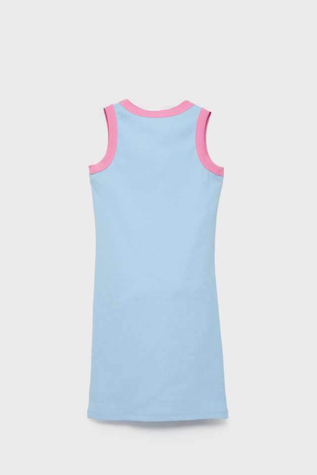 Solid-Cotton-Regular-Fit-Girls-Dress