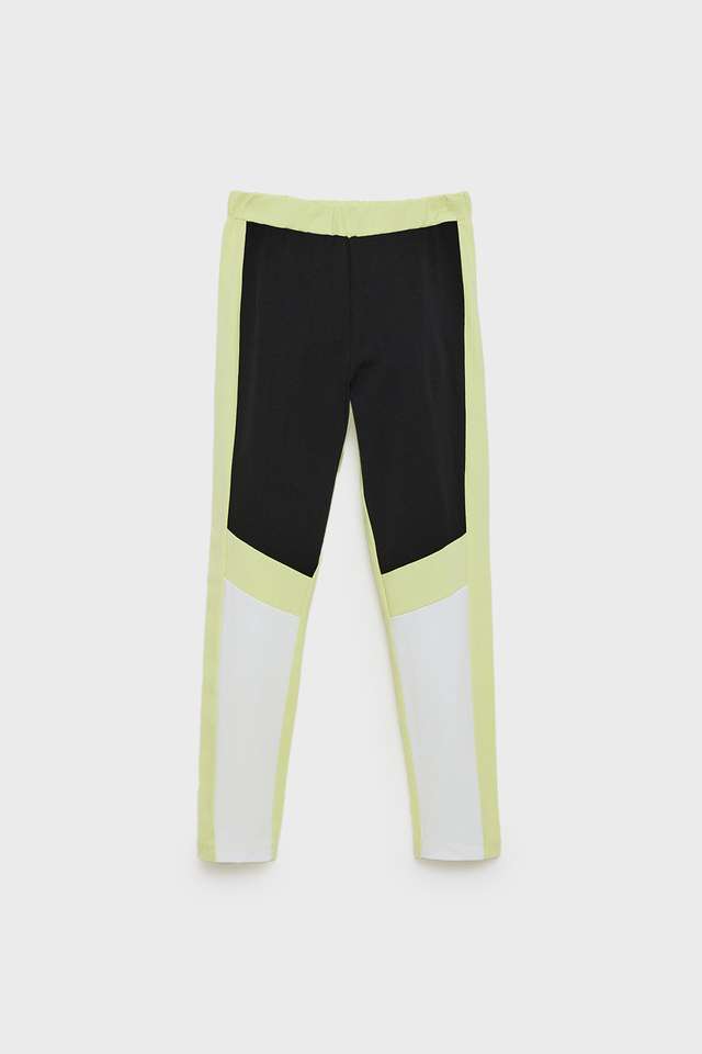 Color-Block-Cotton-Regular-Fit-Girls-Leggings