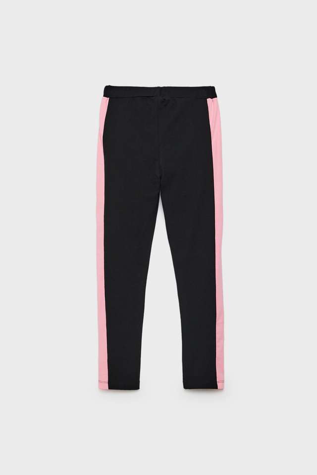 Color-Block-Cotton-Regular-Fit-Girls-Leggings