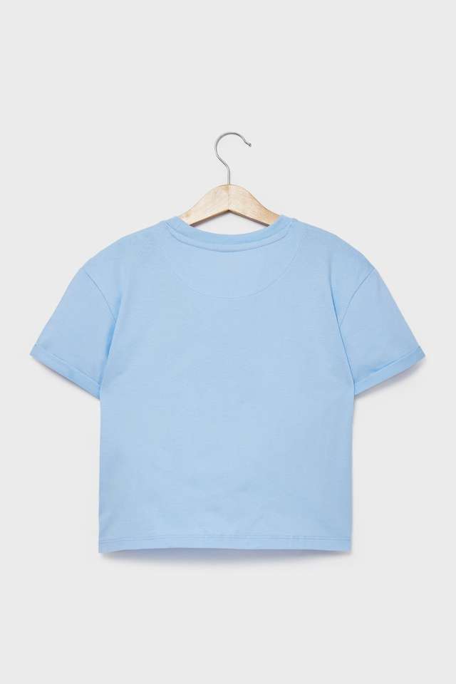 Graphic-Print-Cotton-Round-Neck-Girls-T-Shirt