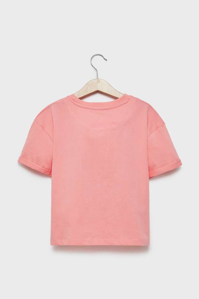Graphic-Print-Cotton-Round-Neck-Girls-T-Shirt
