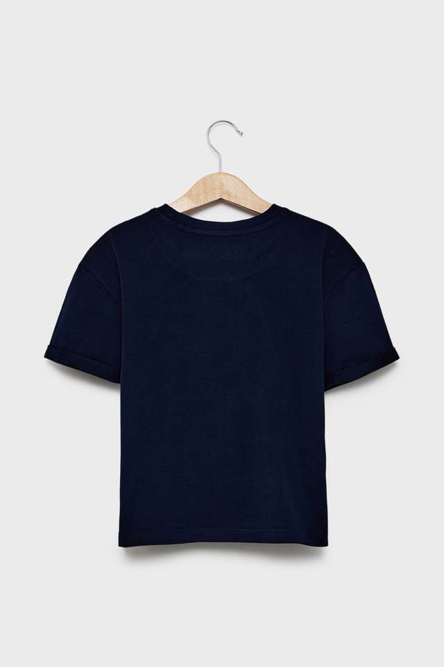 Graphic-Print-Cotton-Round-Neck-Girls-T-Shirt