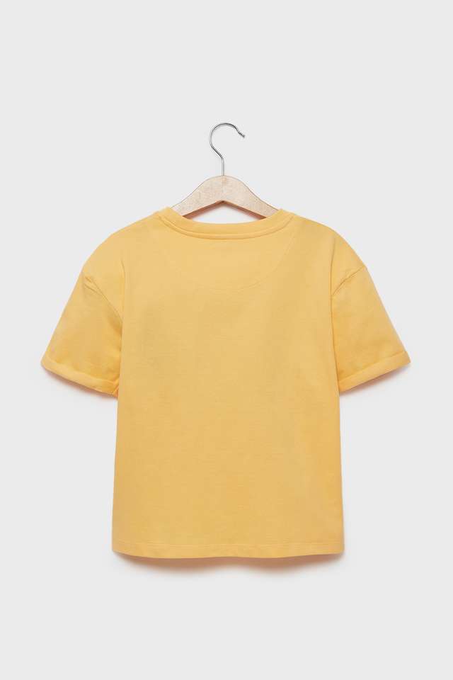 Graphic-Print-Cotton-Round-Neck-Girls-T-Shirt