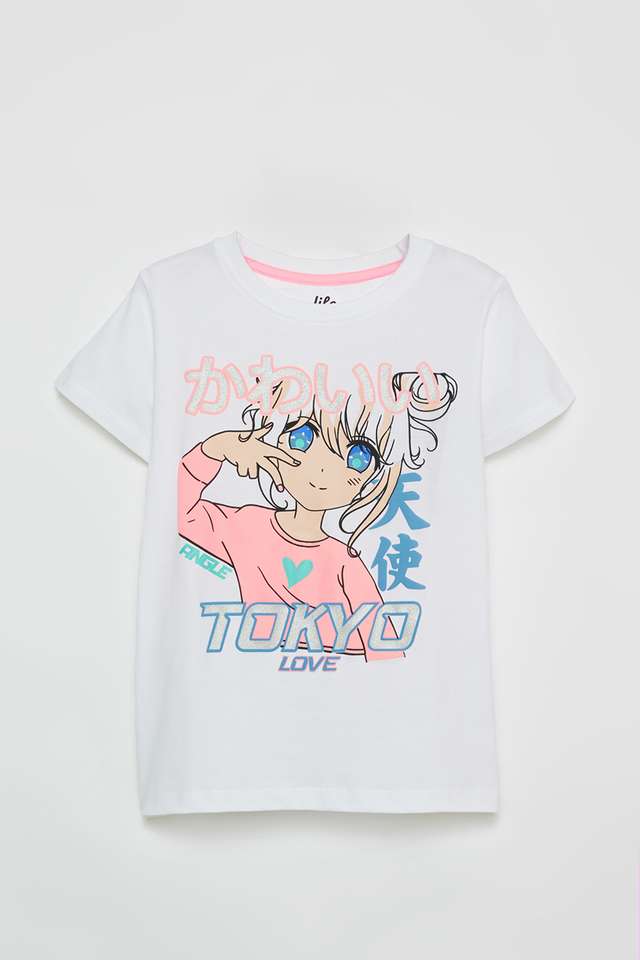 Tokyo-Love-Cotton-Round-Neck-Girls-T-Shirt