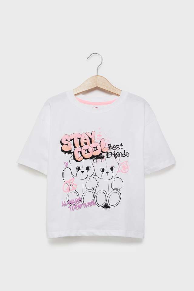 Graphic-Print-Cotton-Round-Neck-Girls-T-Shirt