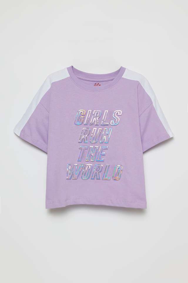 Graphic-Print-Cotton-Round-Neck-Girls-T-Shirt