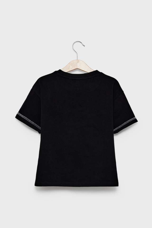 Graphic-Print-Cotton-Round-Neck-Girls-T-Shirt
