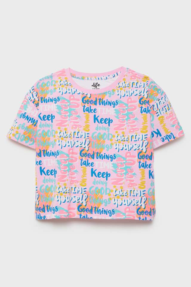 Printed-Cotton-Round-Neck-Girls-T-Shirt