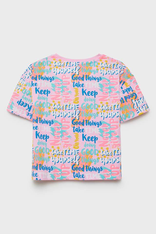 Printed-Cotton-Round-Neck-Girls-T-Shirt